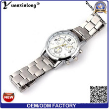 Yxl-665 2016 Montres Neufs Hommes Chronographe De Luxe Acier Inoxydable Retour Design Watch for Man